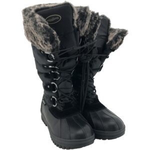 Aquatherm Ladies Winter Boots / Tall Boots / Waterproof / Faux Fur Fringe / Anti-Slip / Various Sizes