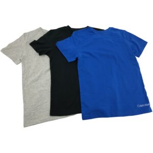 Calvin Klein Boys T-Shirts / 3 Pack / Blue, Grey, Black / Various Sizes