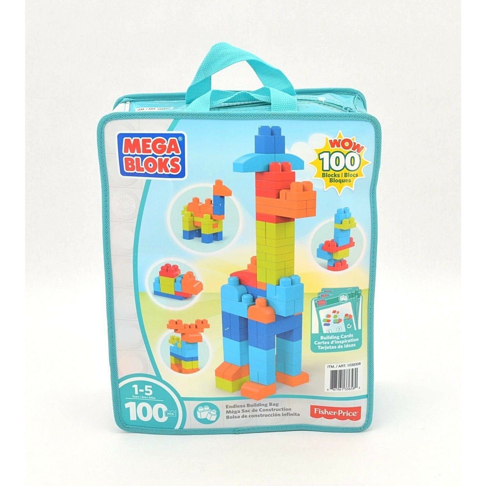 Mega Bloks Building Set / 100 Piece / Fisher Price