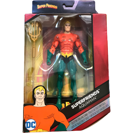 DC Comics Multiverse Super Friends Aquaman / Collector Card & Stand