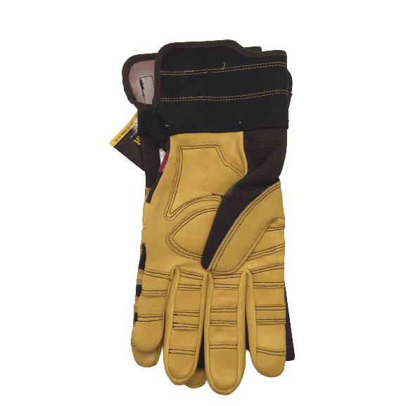 Holmes Workwear Work Glove: Brown/Gold XL