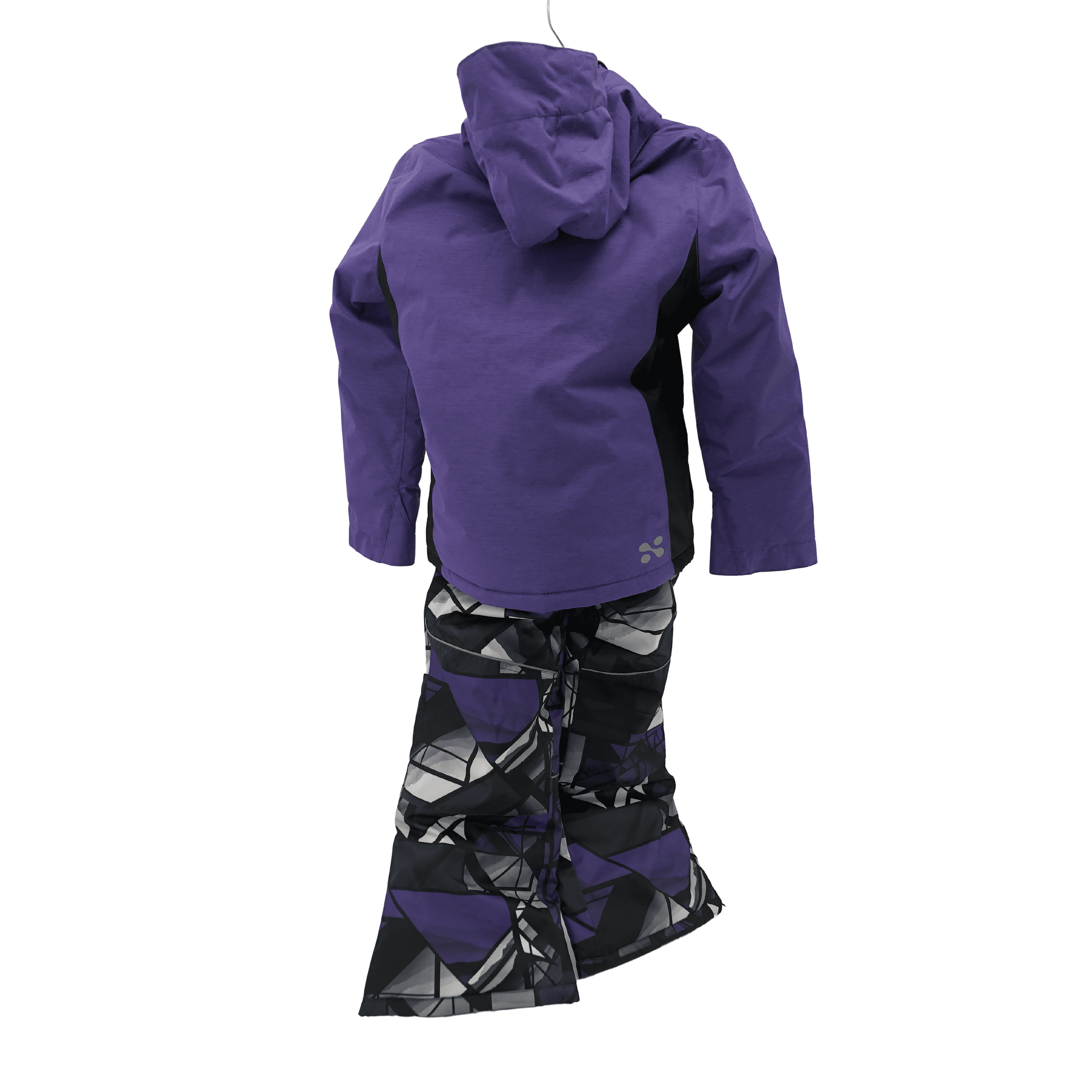 Cross Mountain Boys 2 Piece snowsuit in size 8 and in Purple and Black