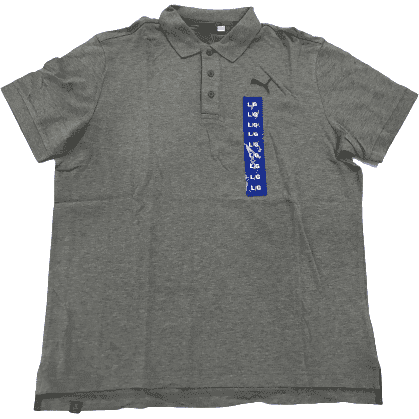 Puma Golf T-Shirt: Grey | Large | Button Up Shirt