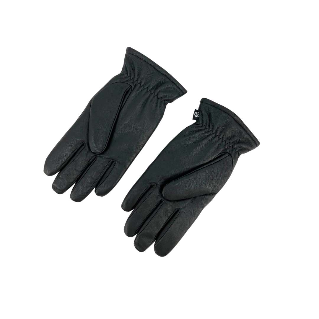 Isotoner Men's Berber Fleece Lined Leather Gloves 02