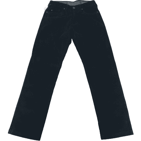 Haggar Men's Corduroy Pants: Navy / Size 30 x 30