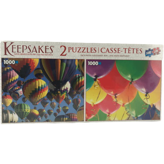 Keepsakes 100 Piece puzzles: Set of 2 puzzles | Balloons