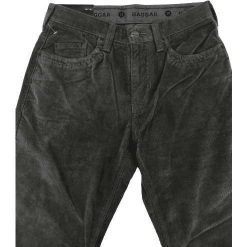 Haggar Men’s Corduroy Pants: Tan/ Size 34x32