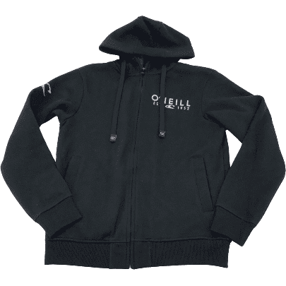 O’Neil Men’s Zip-Up Sweater: Black / Small