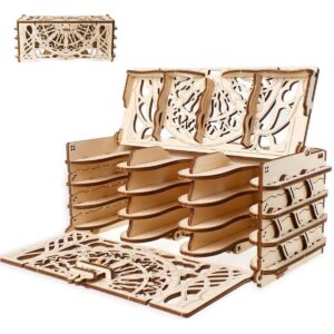 Ugears Card Holder Building Kit / Fantasy and Table Top Games / 77 pieces