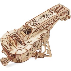 Ugears Hurdy Gurdy Building Kit: 292 pieces / Wooden Building Set