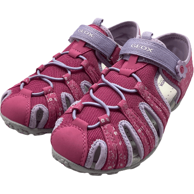 Geox Girl's Sandals: Pink and Purple / Roxanne / Various Sizes