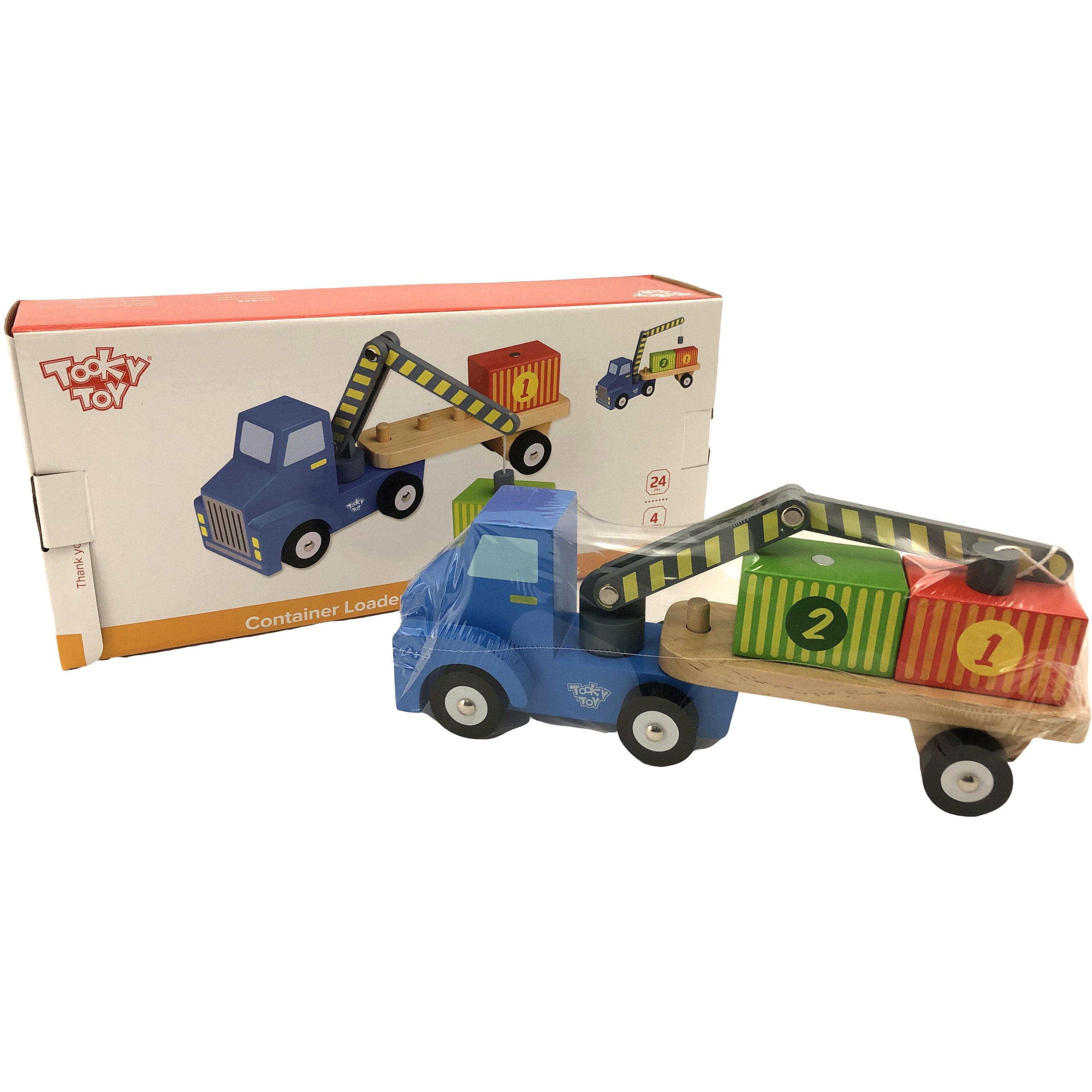 Tooky Toy Car Loader Wooden Toy