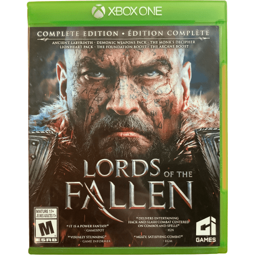 Xbox One "Lords of the Fallen" Game: Video Game: Opened