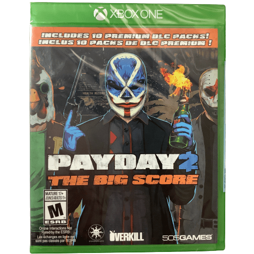Xbox One "Payday: The Big Score" Game: Video Game: New