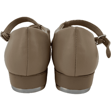 Dance Class by TrimFoot Company Girl's Tap Shoes: Tan: Size 3