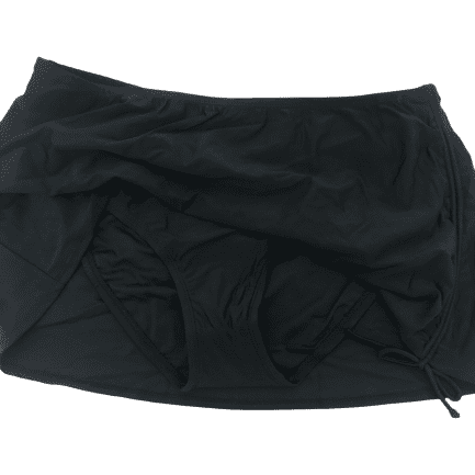 Christina Women's Bathing Suit Bottoms: Skort / Black / Various Sizes **No Tags**