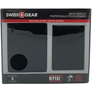 Swiss Gear Men's Wallet: Genuine Leather: Billfold Wallet: Black **DEALS**