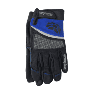 Hex Armor Chrome Series Mechnainc Gloves | Cut & Puncture Resistant | Blue Black