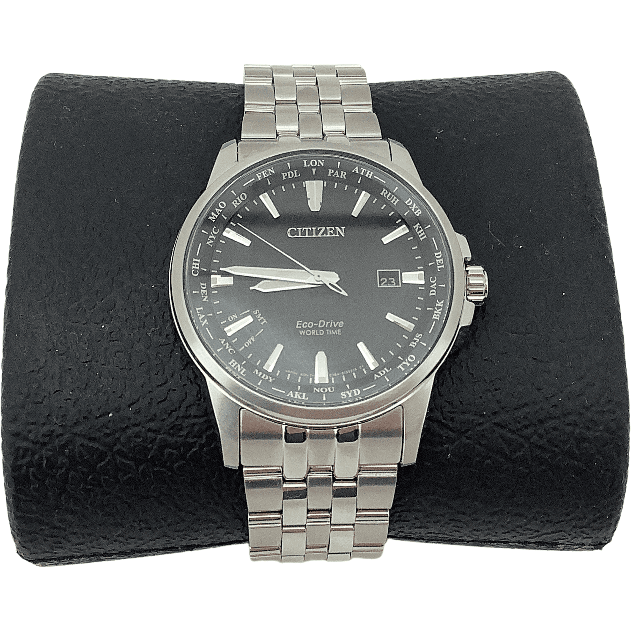 Citizen Men's Analog Wrist Watch / Black and Silver / Stainless Steel / Men's Accessories