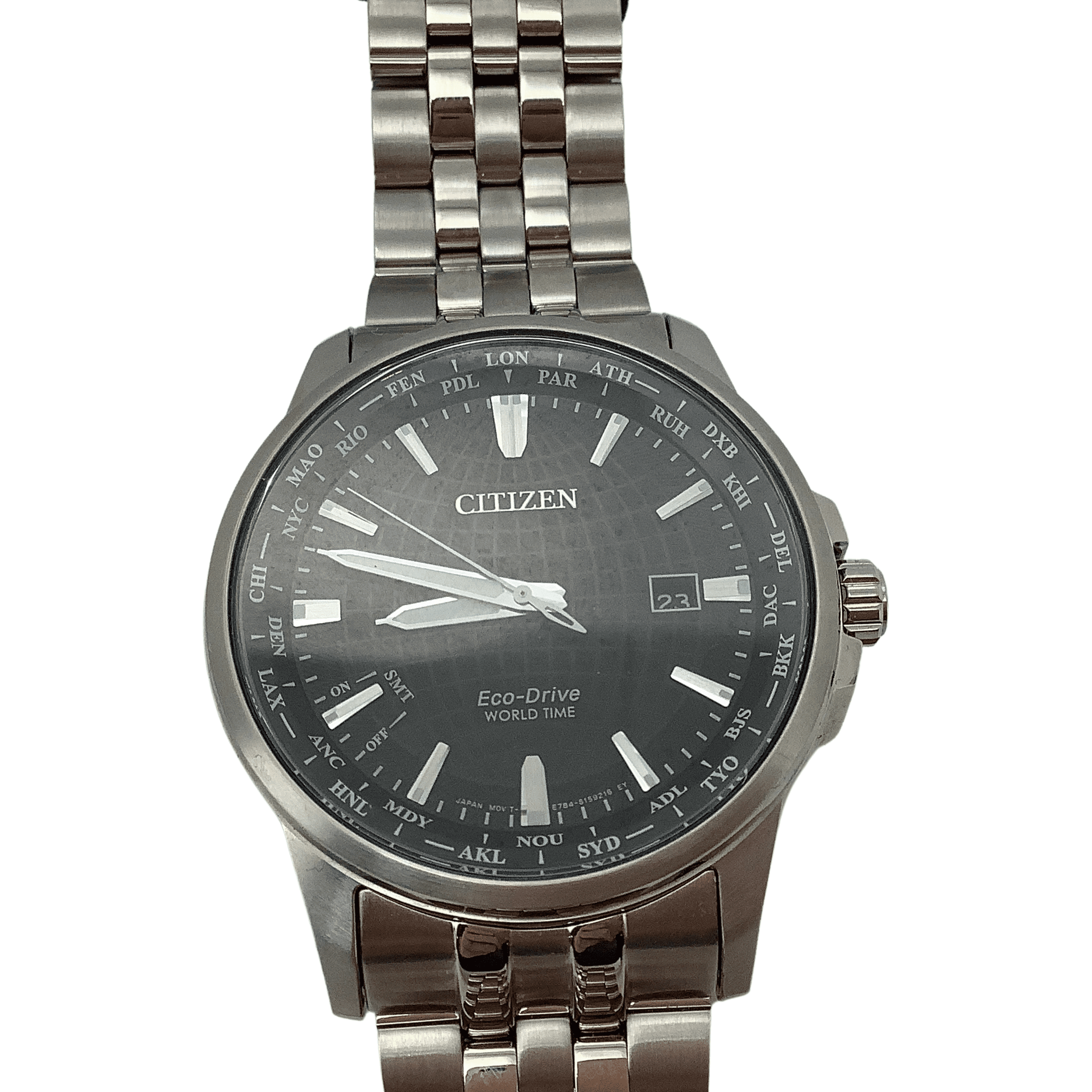 Citizen Men's Analog Wrist Watch / Black and Silver / Stainless Steel / Men's Accessories