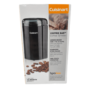 Cuisinart Coffee Bean Grinder / Black / One Touch / Coffee Bar Accessories