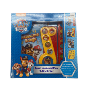 Nickelodeon: Paw Patrol / Book / Stickers / 3 Book Set / Look and Find / Music Note Book **DEALS