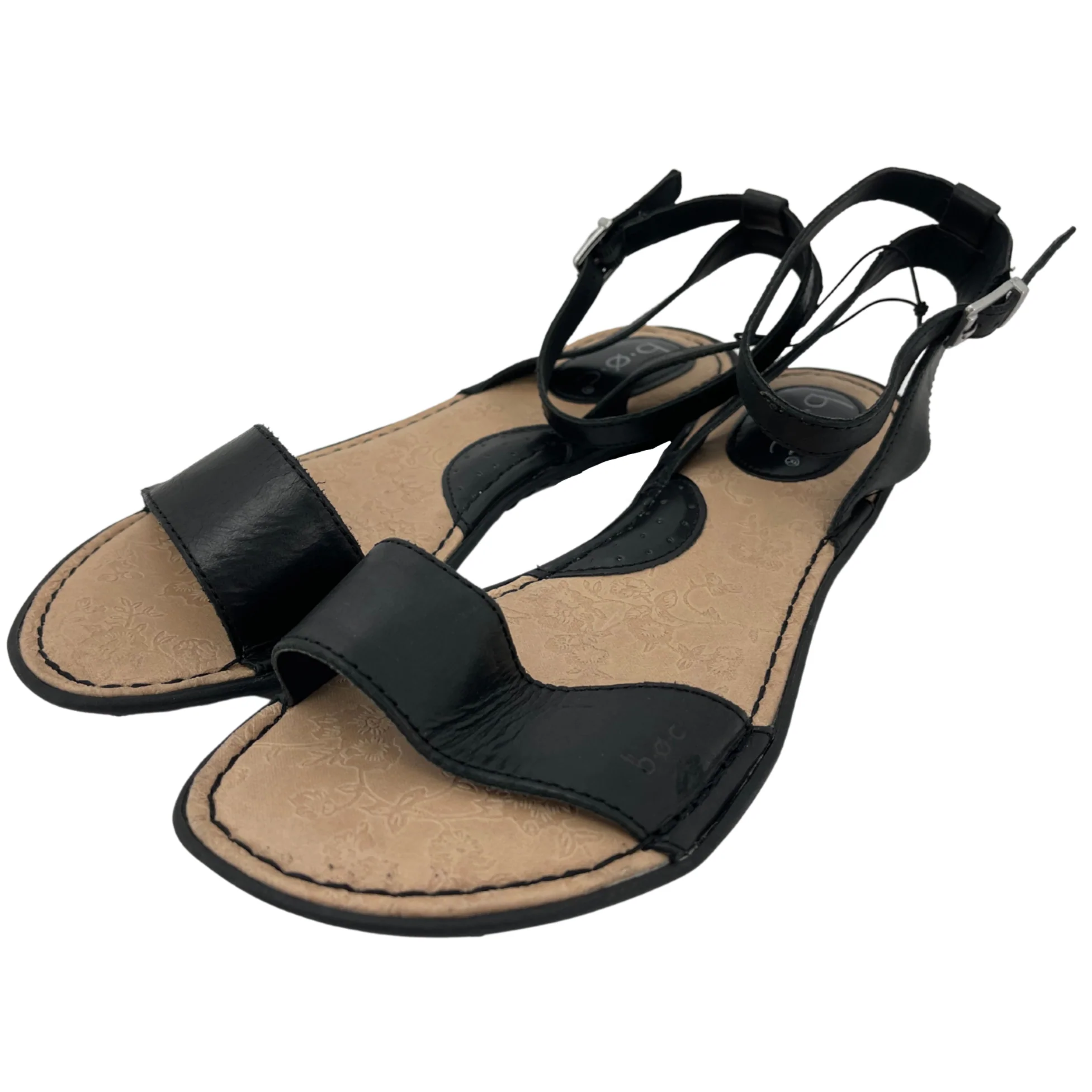 BOC Women's Sandals: Strappy Summer Shoes / Black / Various Sizes