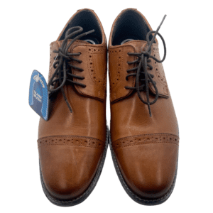 Nunn Bush: Men's Dress Shoes / Punch Hole detailing / Lace Up / brown / Leather / Size 9