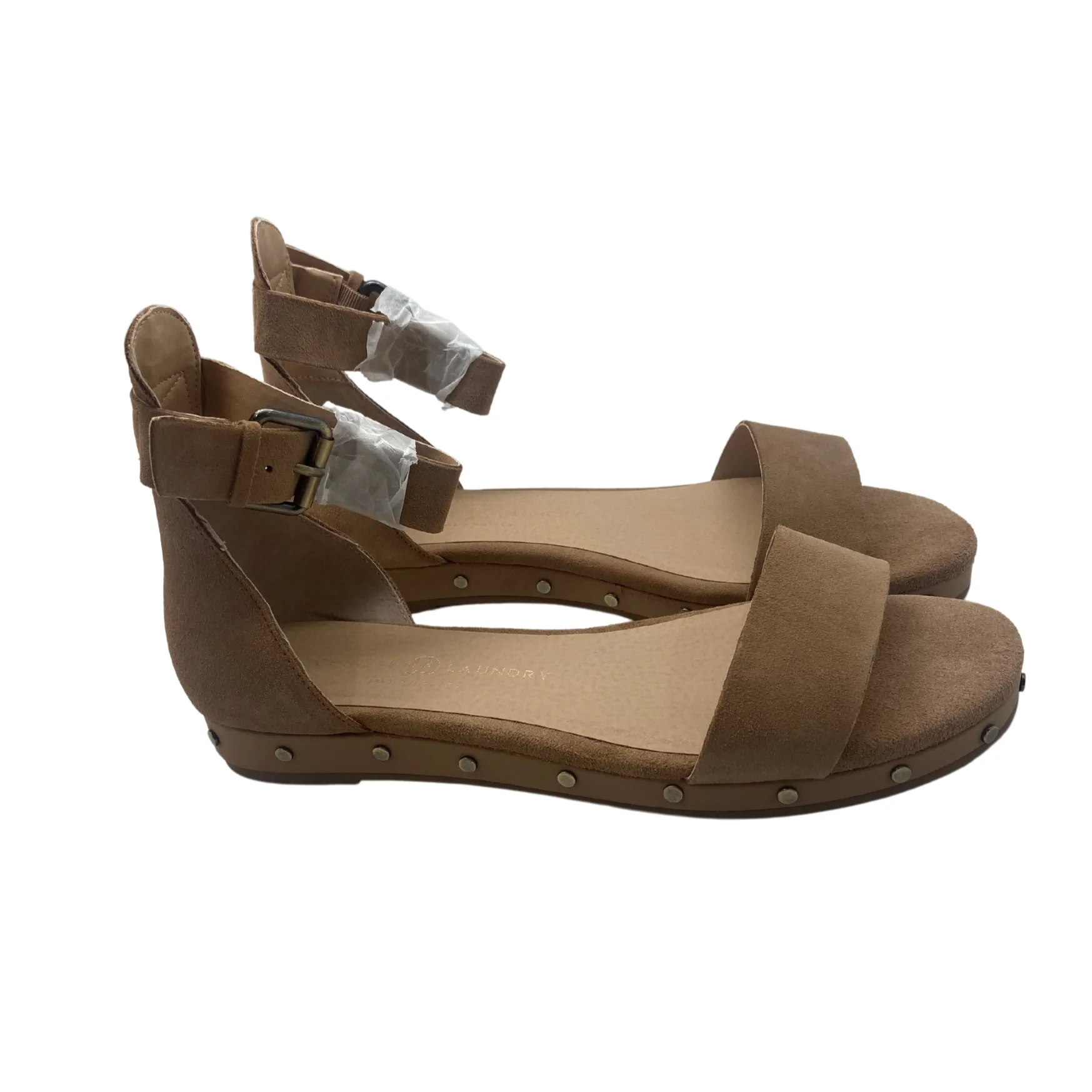 Chinese Laundry: Women's Sandals / Suede / Camel / Open Toe / Grady / Size 10