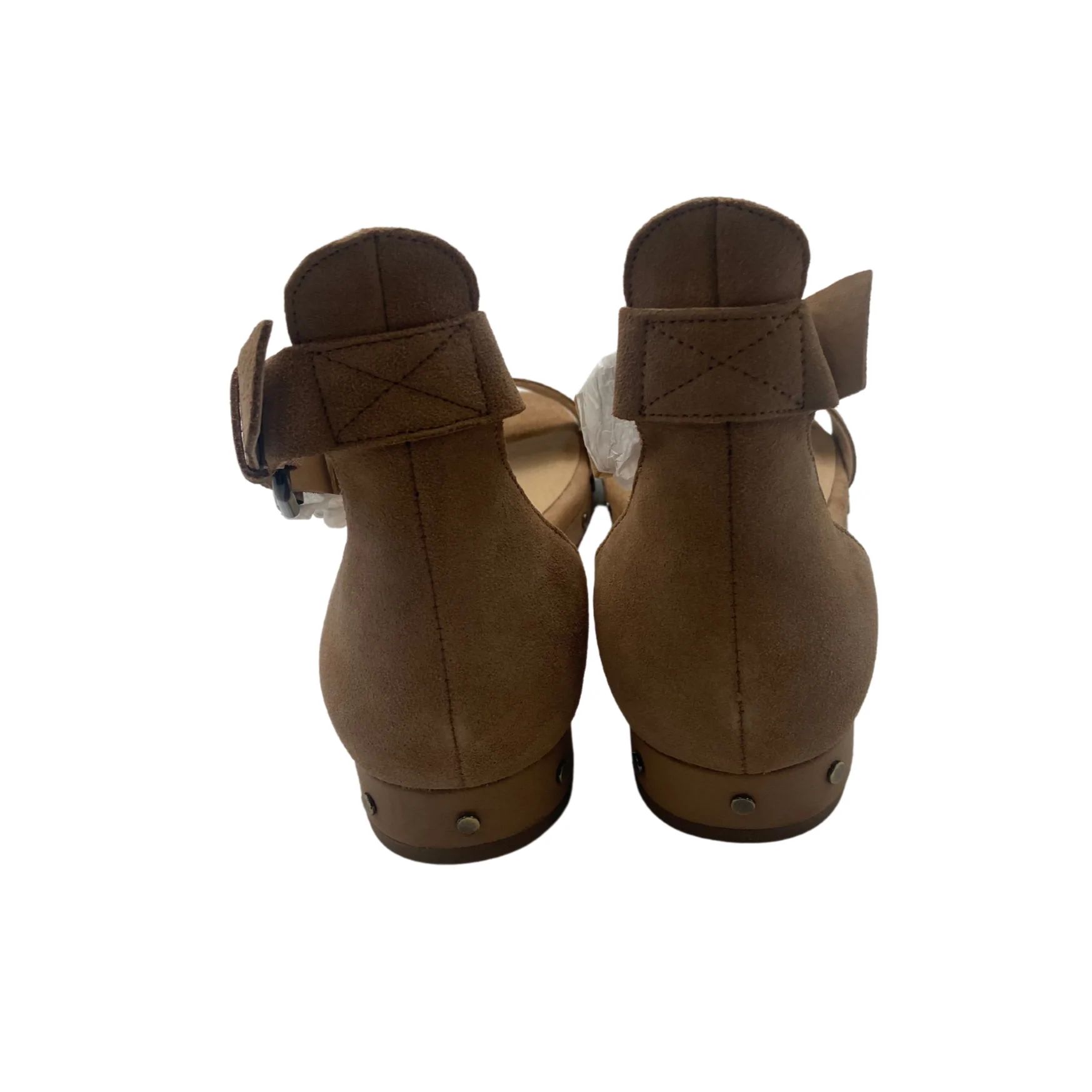Chinese Laundry: Women's Sandals / Suede / Camel / Open Toe / Grady / Size 10