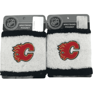 NHL Calgary Flames Sports Wristbands / Activewear / 2 pack / Red or White