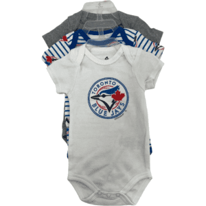 Snugabye Infant's Bodysuit Set / Toronto Blue Jays / 3 Pack / Various Sizes