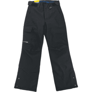 Stormpack Men's Snow Pants / Outdoor Activity Pants / Black with Blue / Various Sizes