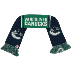 NHL Vancouver Canucks Youth Scarf / Winter Scarf / 8-20 (Boys) / Blue & Green