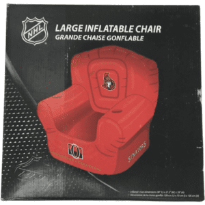 NHL Ottawa Senators Large Inflatable Chair / Age 3+ / Red with Logo