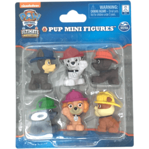 Nickelodeon Paw Patrol Pup Mini Figures / Ultimate Rescue / 6 Figure Set / Ages 3