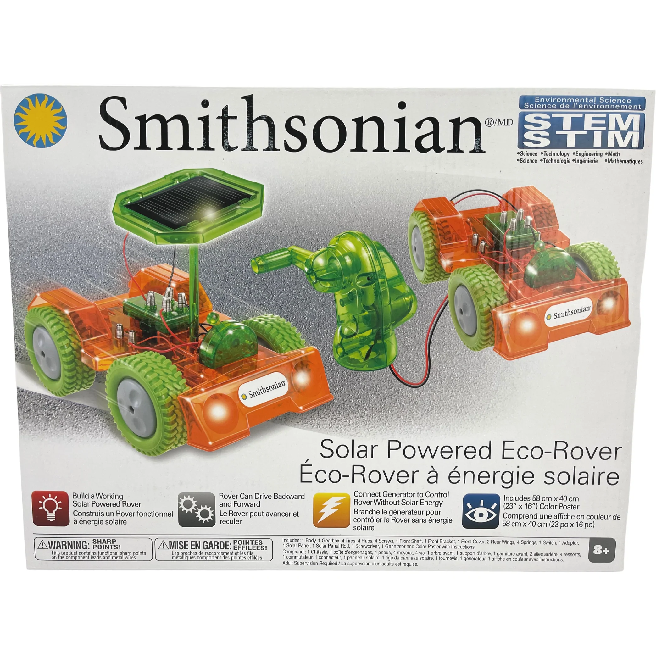 Smithsonian Solar Powered Eco-Rover / STEM Toy / Building Toy / DIY Model