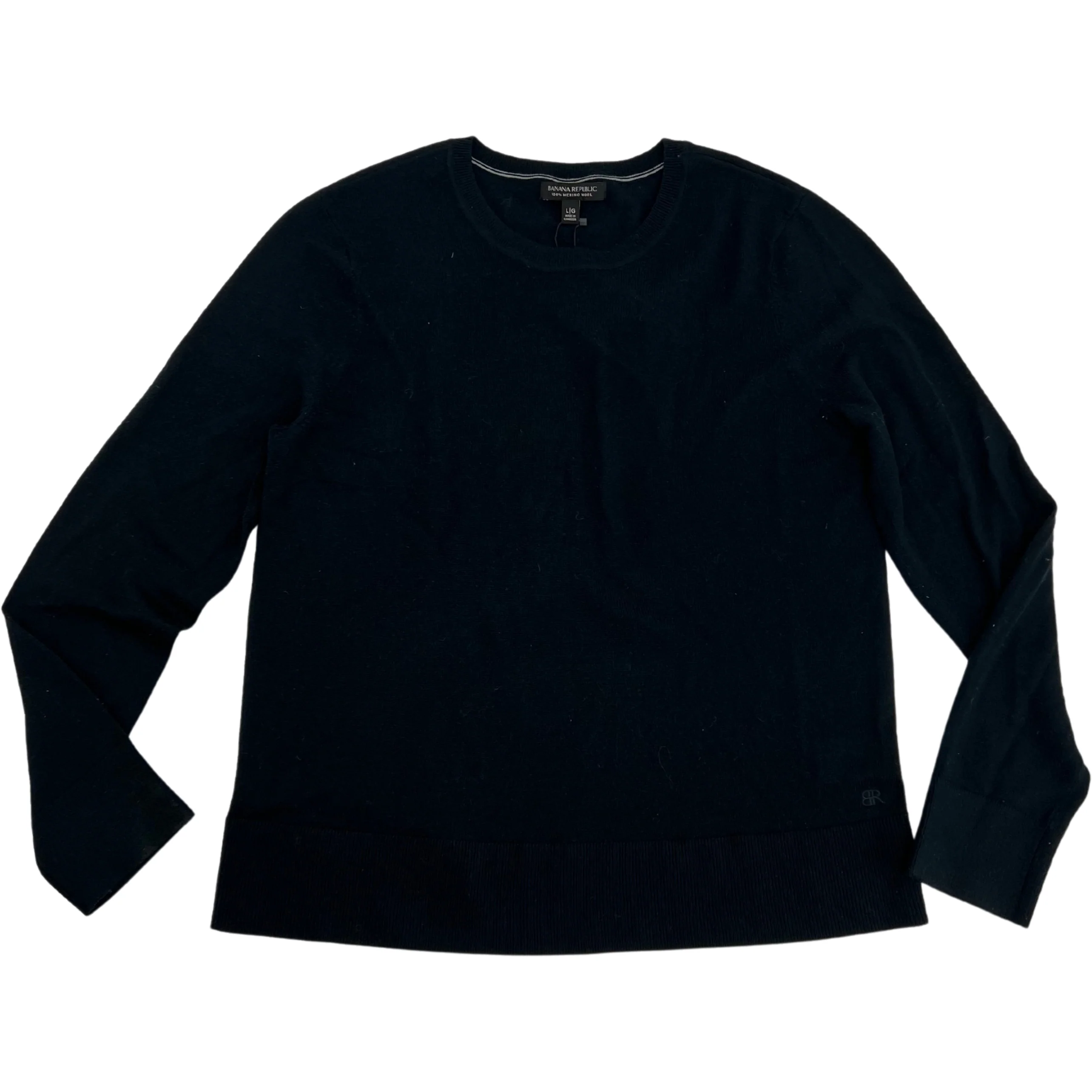 Banana Republic Women's Pullover Sweater: Black / Size Large