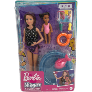 Barbie Skipper Doll / Babysitters Inc / Pool Party / Age 3+