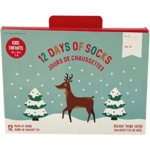 Gertex Children's Sock Advent Calendar / 12 Days of Socks / Sock Size 7-9 **Deals**