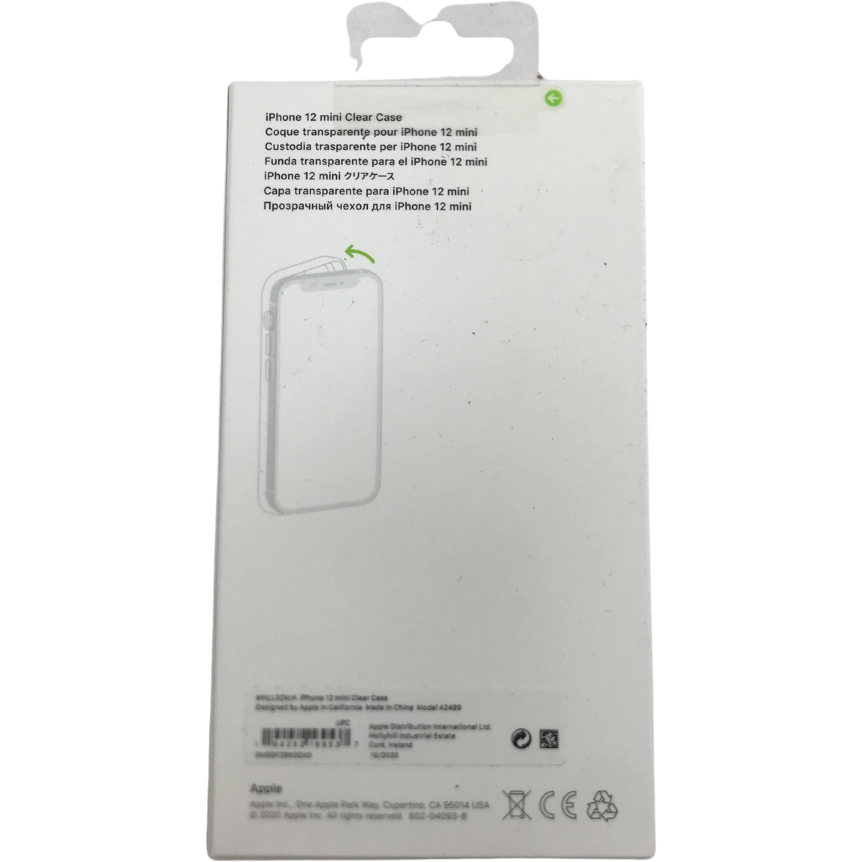 iPhone 12 Mini Cell Phone Case: Clear / 12 Mini