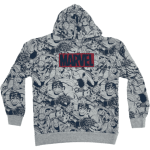 Marvel Boy's Hoodie / Boy's Poll Over Sweatshirt / Grey / Various Sizes