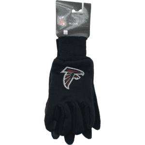 NFL Atlanta Falcons Gloves / Touchscreen Compatible / Black with Logo