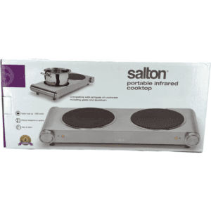 Salton Portable Infrared Cooktop / 1800 Watts