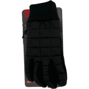 Weatherproof Men's Winter Gloves: Black / Size Medium