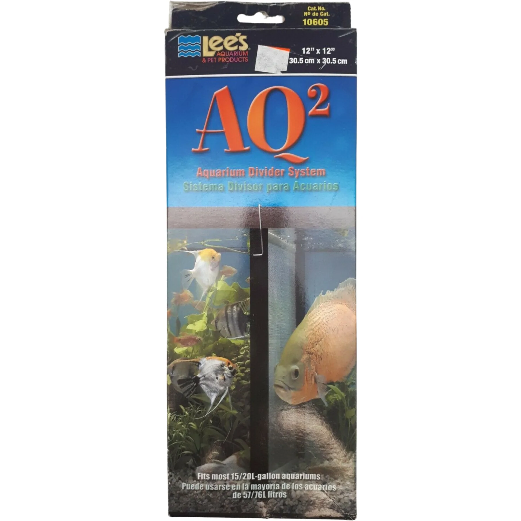 Lee's AQ2 Aquarium Divider System / Fits Most 15-20H Gallon Aquariums / 12" x 12" **DEALS**