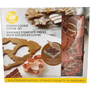 Wilton Copper Cookie Cutter Set / 15 Cutters / Baking Accessories
