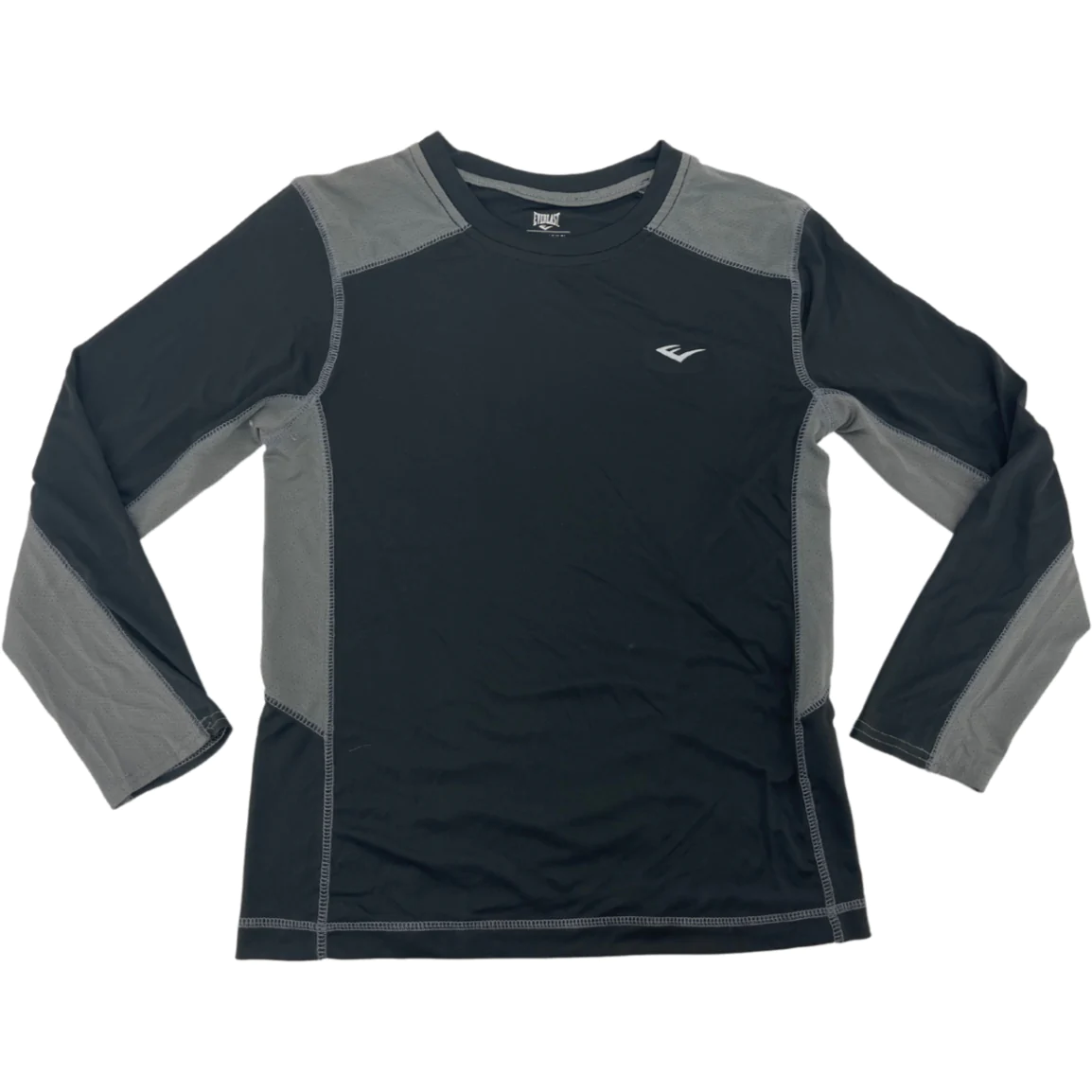 Everlast Boy's Long Sleeve Shirt / Black & Grey / Size Medium