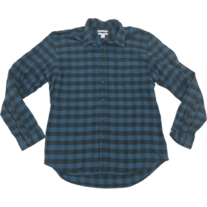 Amazon Essentials Men's Plaid Shirt / Blue & Black / Size XLarge