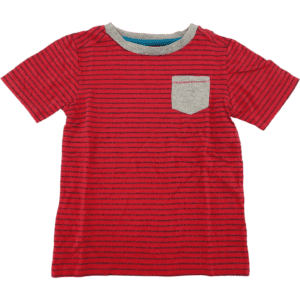 Toughskins Boy's T-Shirt / Stripes /  Red & Grey / Various Sizes